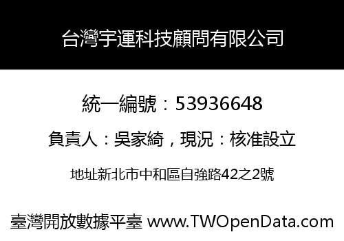 台灣宇運科技顧問有限公司