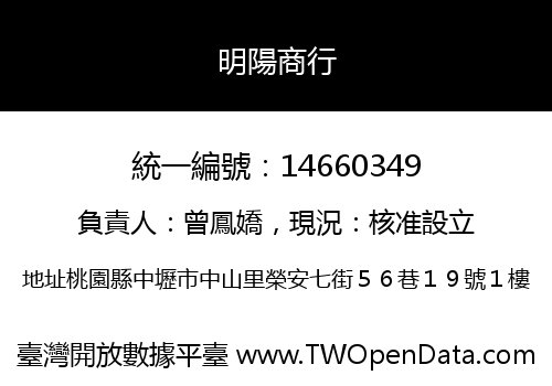 明陽商行