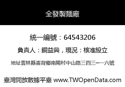 全發製麵廠