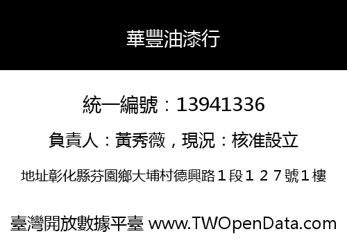 華豐油漆行