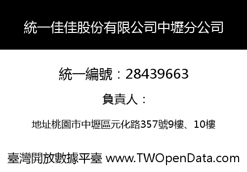 統一佳佳股份有限公司中壢分公司