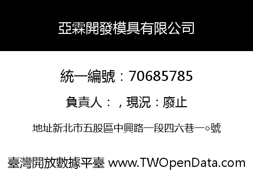 亞霖開發模具有限公司