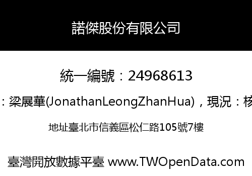 諾傑股份有限公司