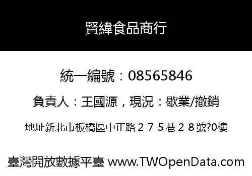 賢緯食品商行