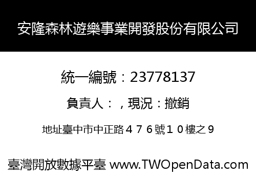 安隆森林遊樂事業開發股份有限公司