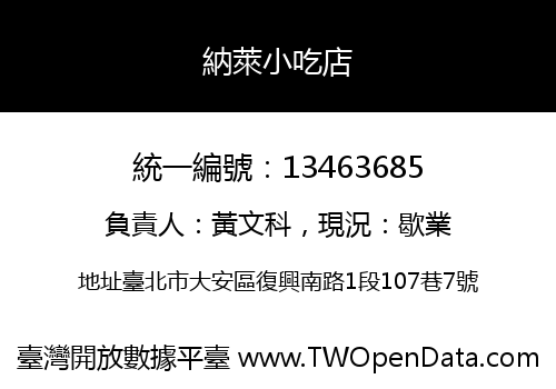 納萊小吃店