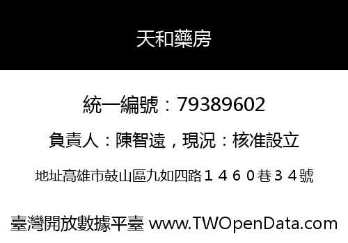 天和藥房