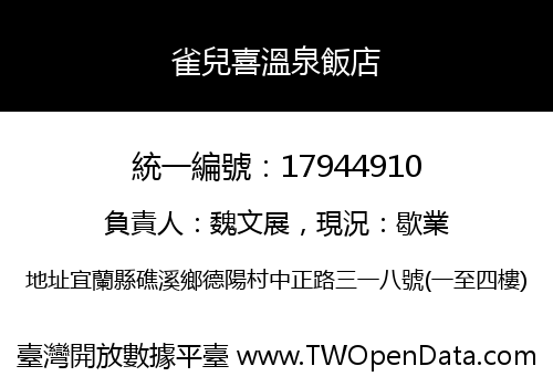 雀兒喜溫泉飯店