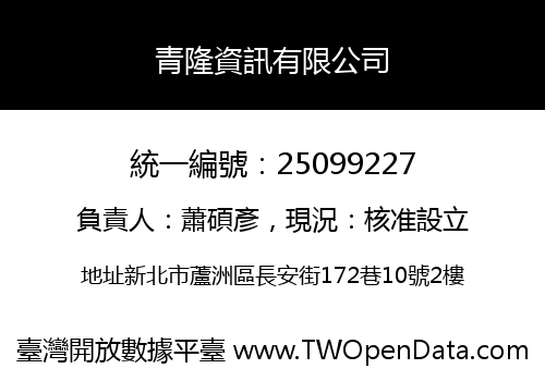青隆資訊有限公司