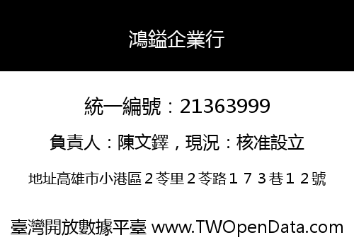鴻鎰企業行