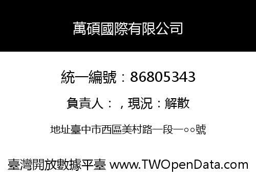 萬碩國際有限公司