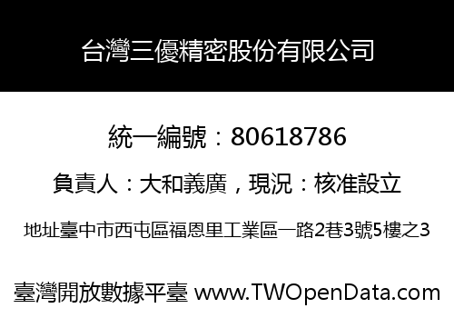 台灣三優精密股份有限公司
