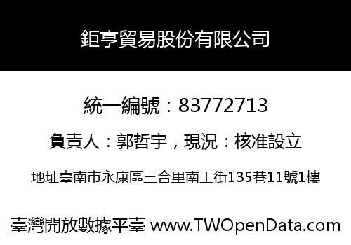 鉅亨貿易股份有限公司