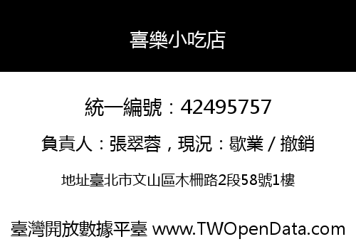 喜樂小吃店