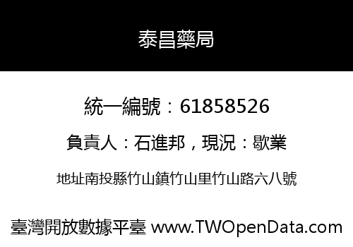 泰昌藥局