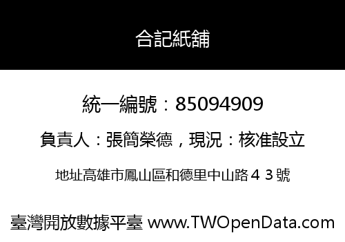 合記紙舖