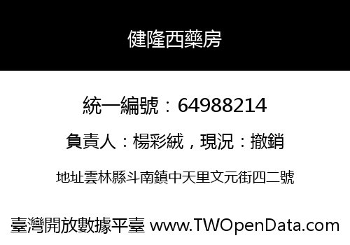 健隆西藥房