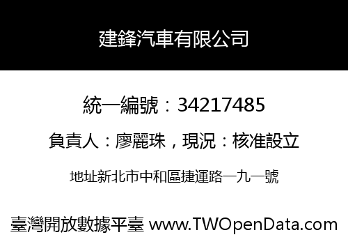 建鋒汽車有限公司