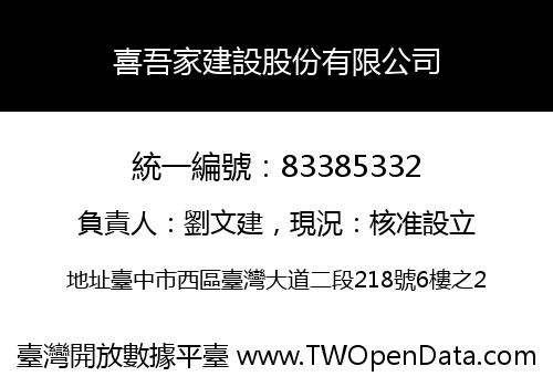 喜吾家建設股份有限公司