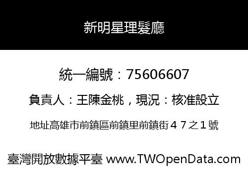 新明星理髮廳