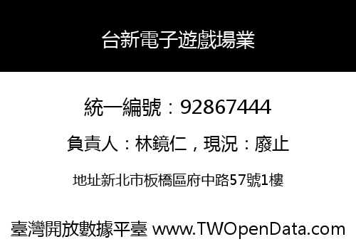 台新電子遊戲場業
