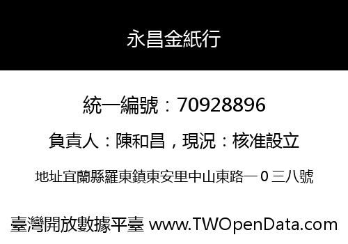 永昌金紙行