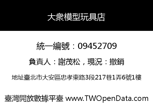 大衆模型玩具店