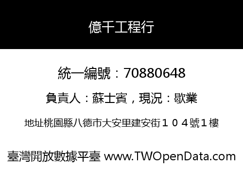 億千工程行