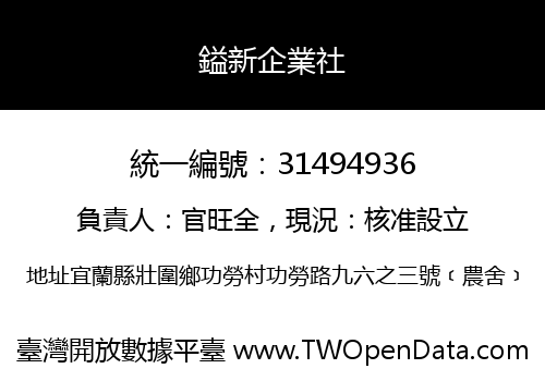 鎰新企業社