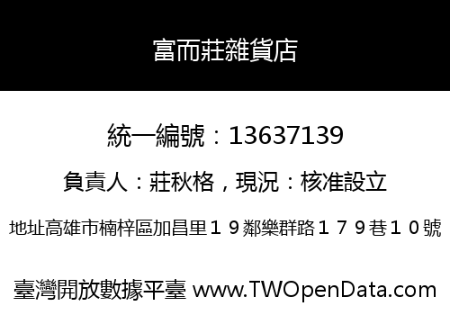富而莊雜貨店