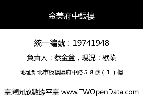 金美府中銀樓