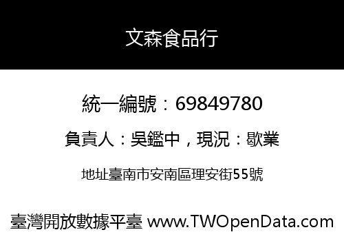文森食品行