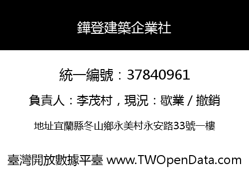 鏵登建築企業社
