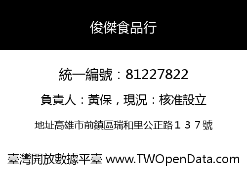 俊傑食品行
