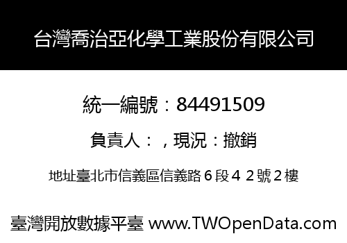 台灣喬治亞化學工業股份有限公司