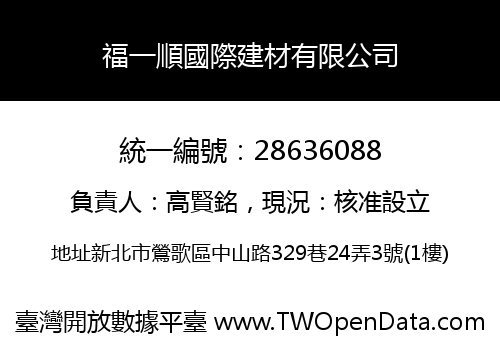 福一順國際建材有限公司