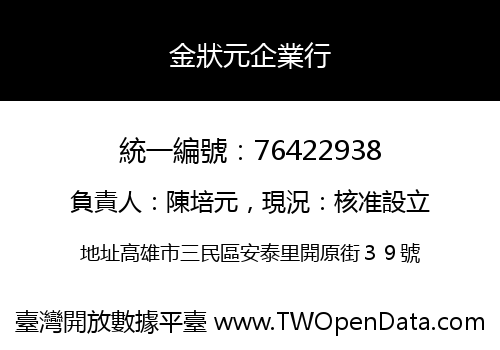 金狀元企業行
