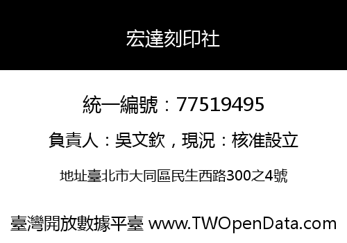 宏達刻印社