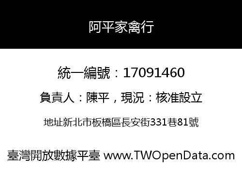 阿平家禽行