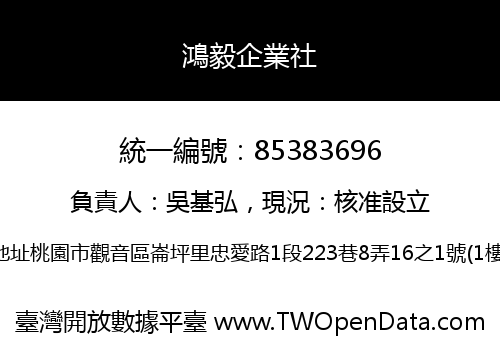 鴻毅企業社