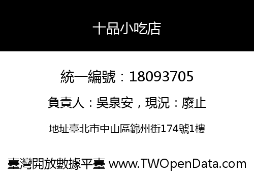 十品小吃店