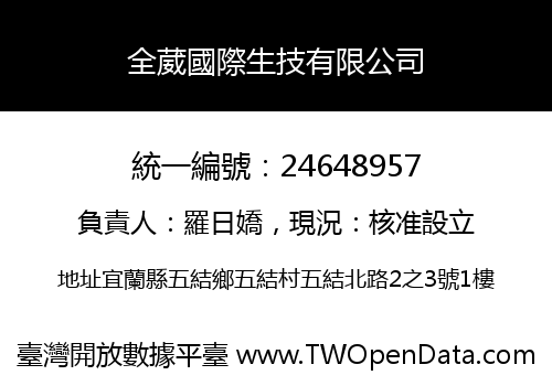 全葳國際生技有限公司
