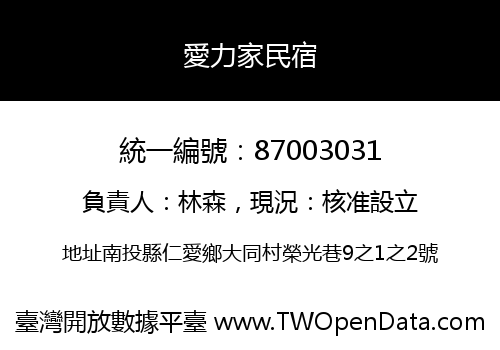 愛力家民宿