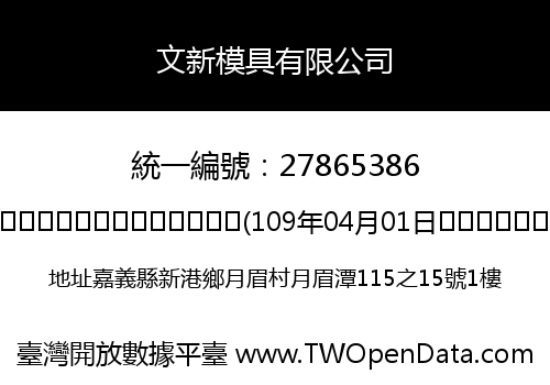 文新模具有限公司