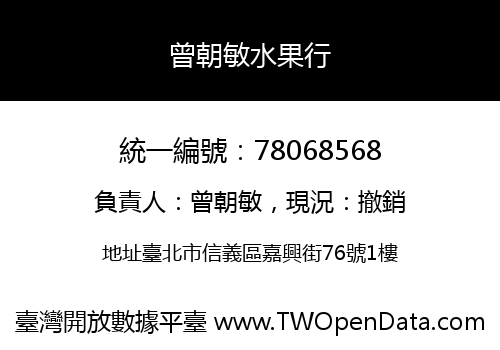 曾朝敏水果行