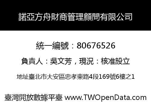 諾亞方舟財商管理顧問有限公司