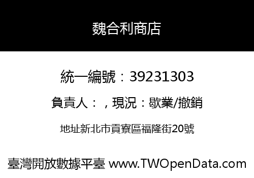 魏合利商店