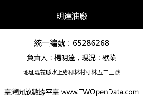 明達油廠