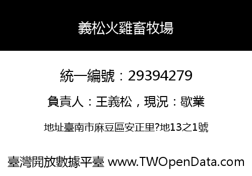 義松火雞畜牧場