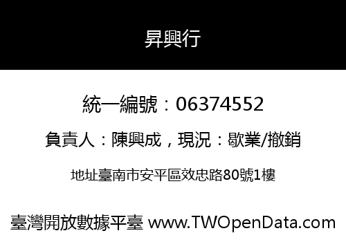 昇興行